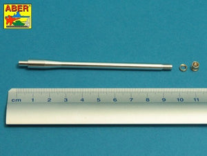 Aber 35L-240 U.S. 90 mm M3 Barrel with thread protector for tank destroyer M36B1 1/35 – immagine 6