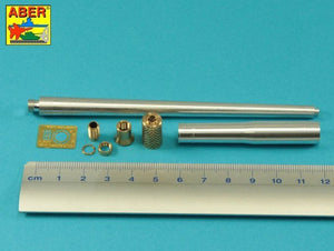 Aber 35L-264 Lufa z hamulcem wylotowym do niemieckiej armaty p/panc. Krupp 12,8cm PAK 44 (Great Wall) 1/35 – immagine 2