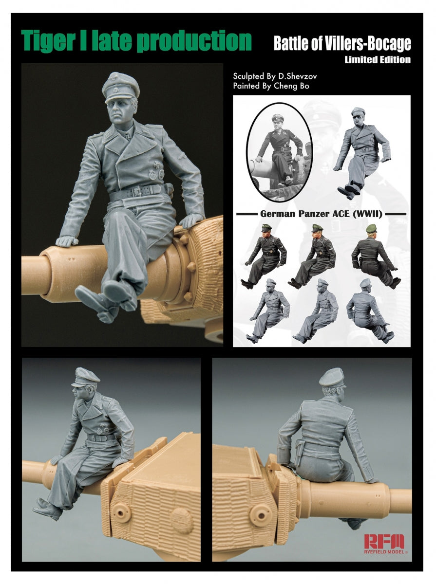 Rye Field Model 5101 Tiger I Late Production Battle of Villers-Bocage Limited Edition 1/35 – zdjęcie 2