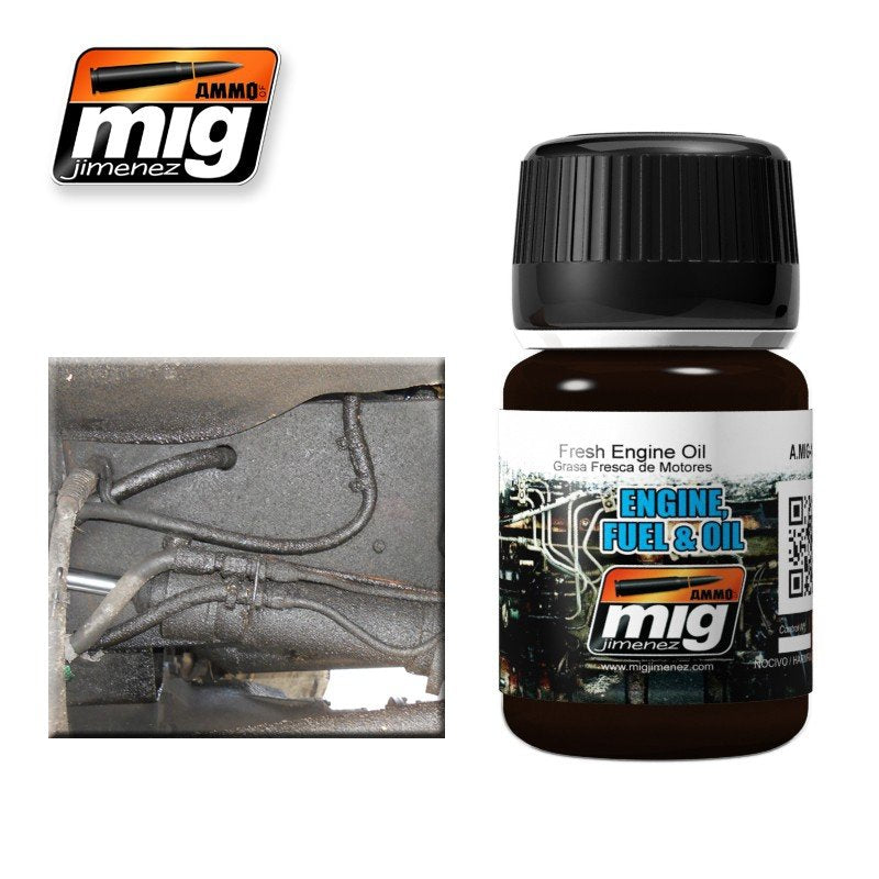Huile moteur fraîche AMMO de Mig Jimenez 1408 35 ml