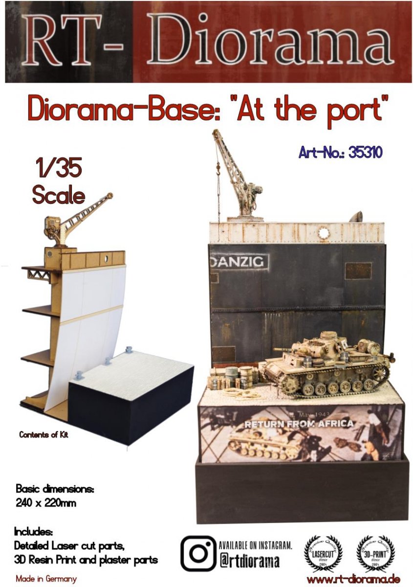 RT-Diorama 35310 Diorama-Base: "At the port" 1/35