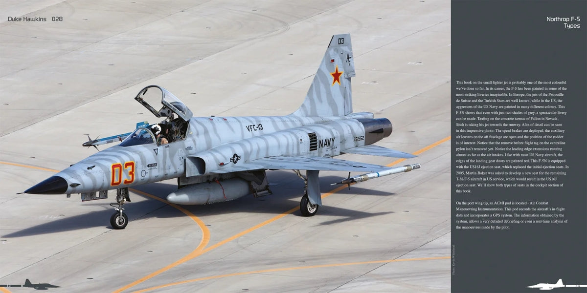 Publications HMH DH-028 Northrop F-5 Freedom Fighter &amp;amp; Tiger II - Avion en détail 028 (Version anglaise) – image 3