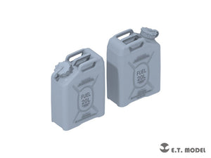 E.T. Model P72-002 US ARMY 20L FUEL CANS SET ( 3D Print ) 1/72 – immagine 2