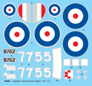 Roden 407 Sopwith Strutter Comic Fighter 1/48 – immagine 3