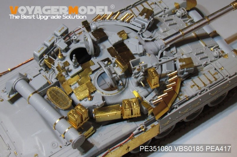 Voyager Model PE351080 Modern Russian T-80UK Main Battle Tank (smoke discharger include) For TRUMPER 09578 1/35 – immagine 5
