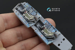 Quinta Studio QD48171 Su-27UB 3D-Printed &amp;amp; coloured Interior on decal paper (for HobbyBoss kit) 1/48 – immagine 3