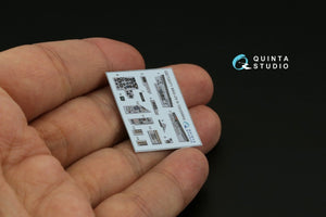 Intérieur imprimé en 3D et coloré sur papier décalcomanie Quinta Studio QD72071 MiG-29 9-12 (GWH) 1/72 – image 3