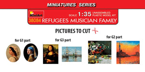 MiniArt 38084 REFUGEES. MUSICIAN FAMILY 1/35 – immagine 2