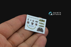 Quinta Studio QD72140 P-51D late 3D-Printed coloured Interior on decal paper (Airfix) 1/72 – immagine 3