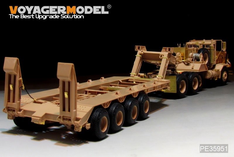 Voyager Model PE35951 Modern US Army M911 C-HET &amp;amp;M747 Heavy Equipment Semi-Trailer For MENG SS-013 1/35 – zdjęcie 4