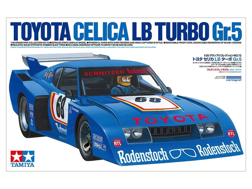 Tamiya 20072 Toyota Celica LB Turbo Gr.5 1/20 – immagine 2