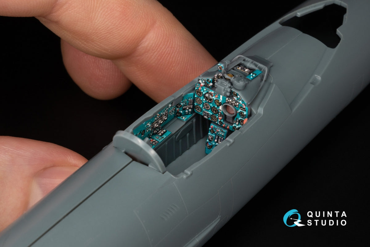 Quinta Studio QD+48579 MiG-21SMT Fishbed-K 3D-Printed & coloured Interior on decal paper (Eduard) (with 3D-printed resin parts) 1/48