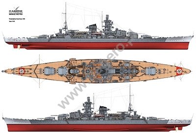 Kagero 7035 The German Battleship Scharnhorst EN/PL – immagine 5
