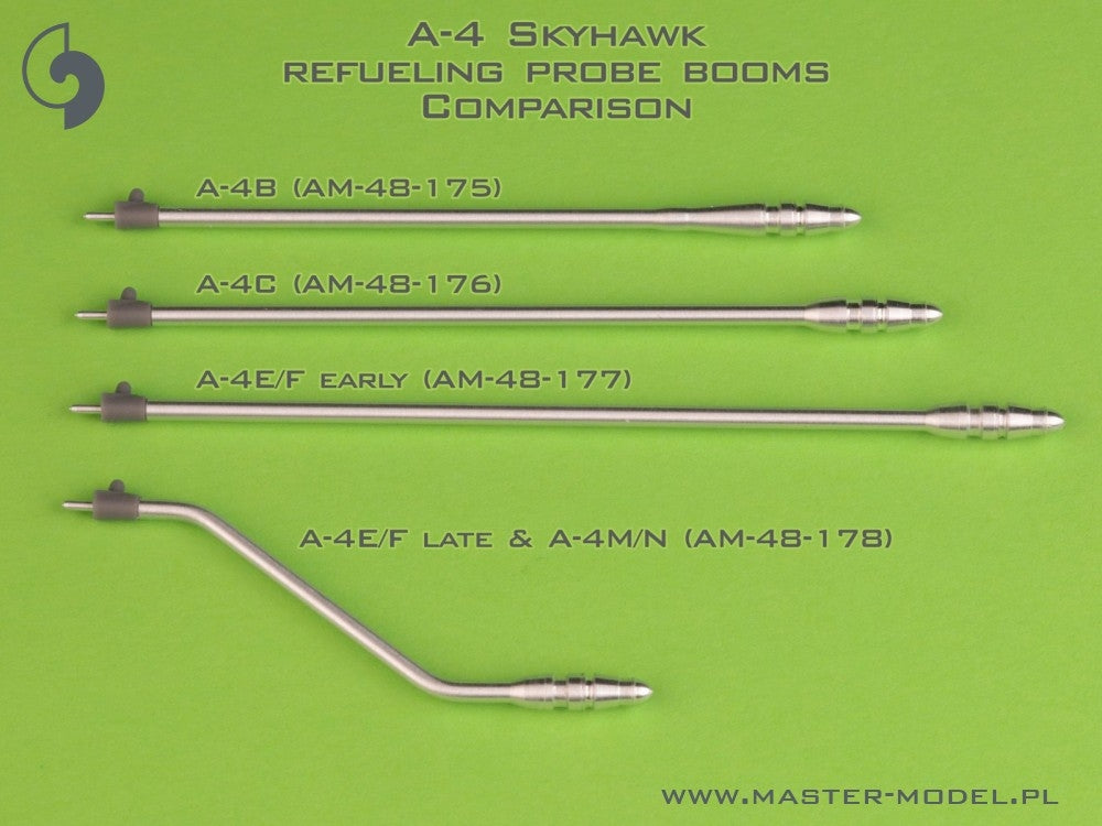 Master AM-48-178 A-4 Skyhawk - Perche de ravitaillement courbée (utilisée sur les versions A-4M/N, OA-4M et les versions tardives A-4E/F et TA-4F/J) 1/48 – image 7
