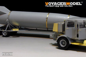 Voyager Model PE35789 WWII Hanomag SS100 Military Car w/V2 Rocket Transporter For TAKOM 2110 1/35 – immagine 7