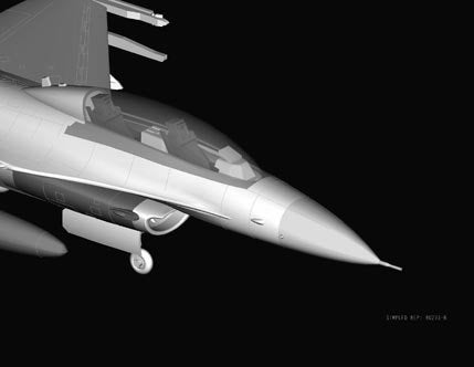 Hobby Boss 80273 F-16B Fighting Falcon 1/72 – immagine 6