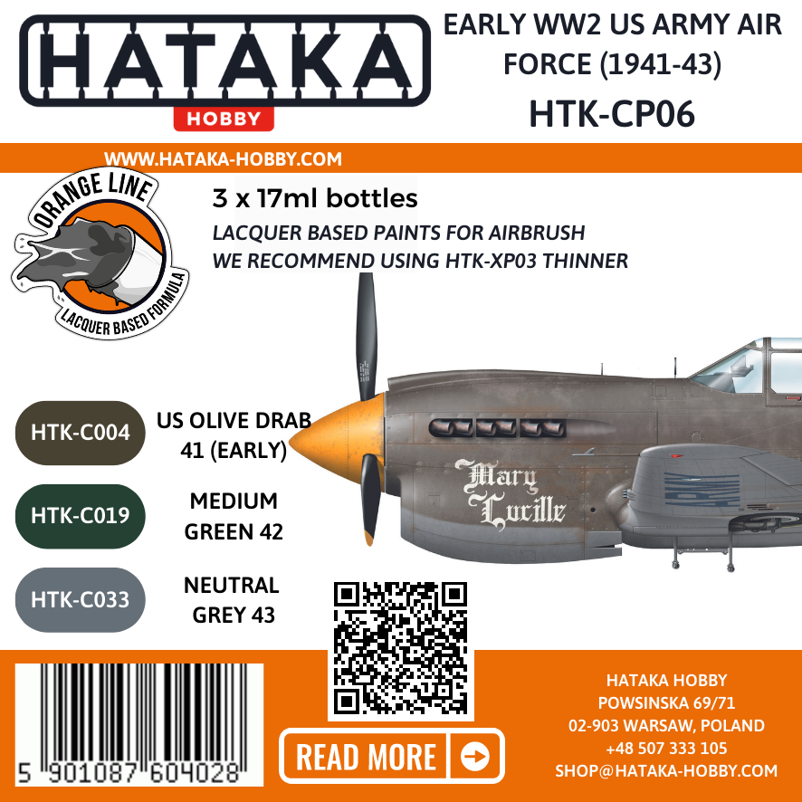 Hataka Hobby HTK-CP06 Early WW2 US Army Air Force (1941-43) – zdjęcie 2