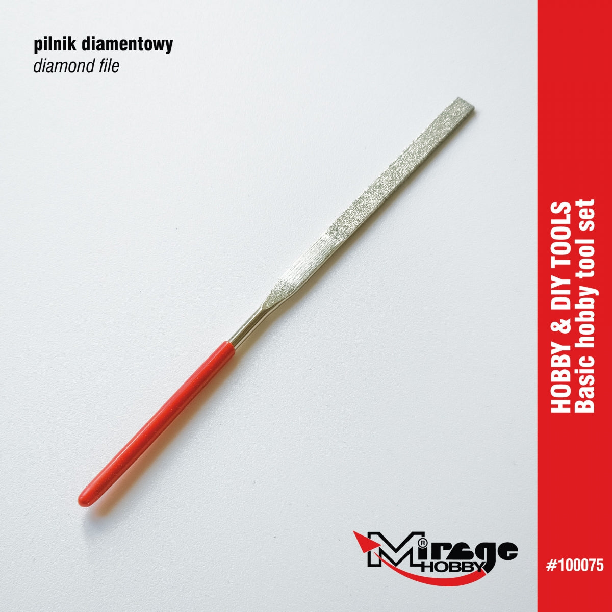 Mirage 100075 Hobby &amp; DIY Basic Tool Set (pliers, tweezers, knife, files, box)