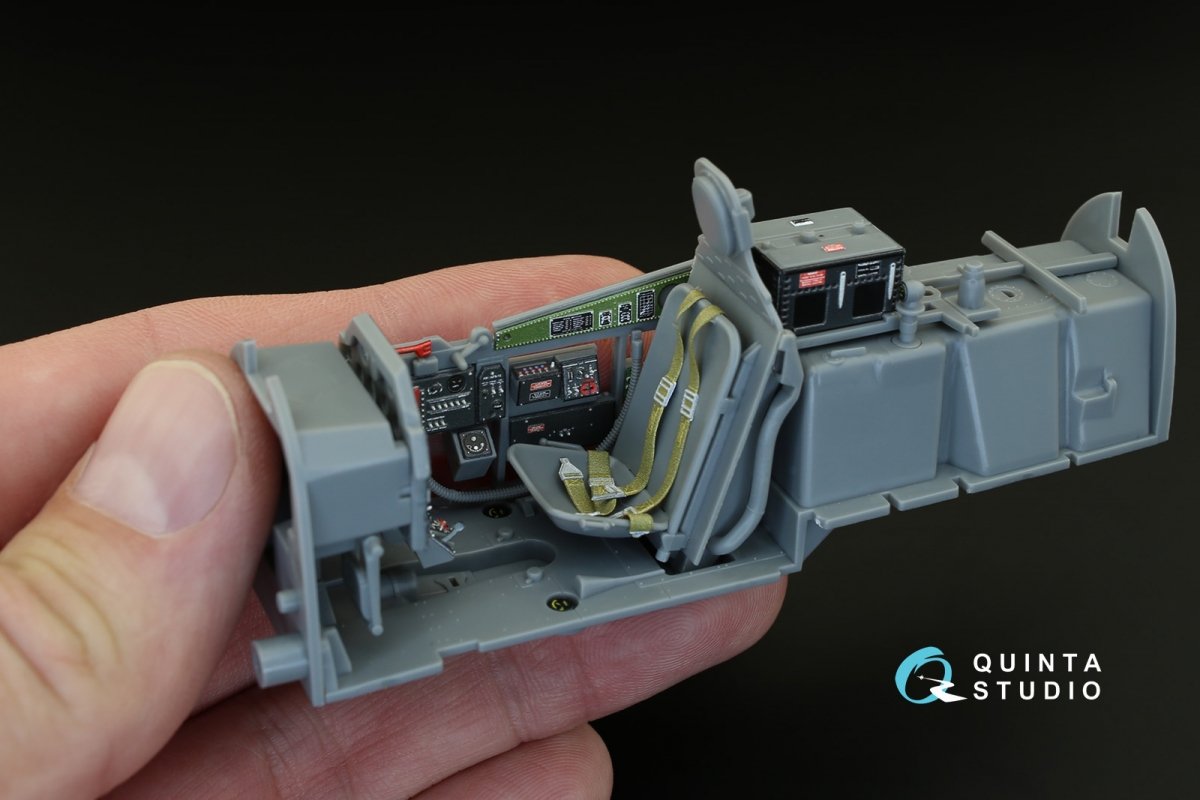 Quinta Studio QD32004 P-51D (Late) 3D-Printed &amp;amp; coloured Interior on decal paper (for Tamiya kit) 1/32 – Bild 7