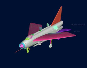 Trumpeter 01634 English Electric (BAC) Lightning F.1A/F.2 1/72 – immagine 2