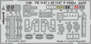 Eduard 491147 F-104DJ for KINETIC 1/48 – immagine 3