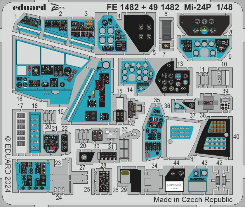 Eduard BIG49438 Mi-24P TRUMPETER 1/48 – zdjęcie 4