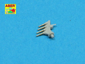 Aber 350L-32 Set of 20 pcs 0,5in (12,7mm) Vickers Mk.III machine gun barrels for Royal Navy ships 1/350 – immagine 3