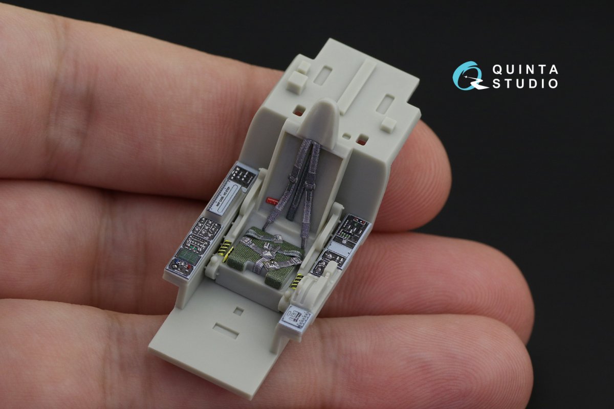 Quinta Studio QD48219 F-5E 3D-Printed &amp;amp; coloured Interior on decal paper (AFV club) 1/48 – immagine 6