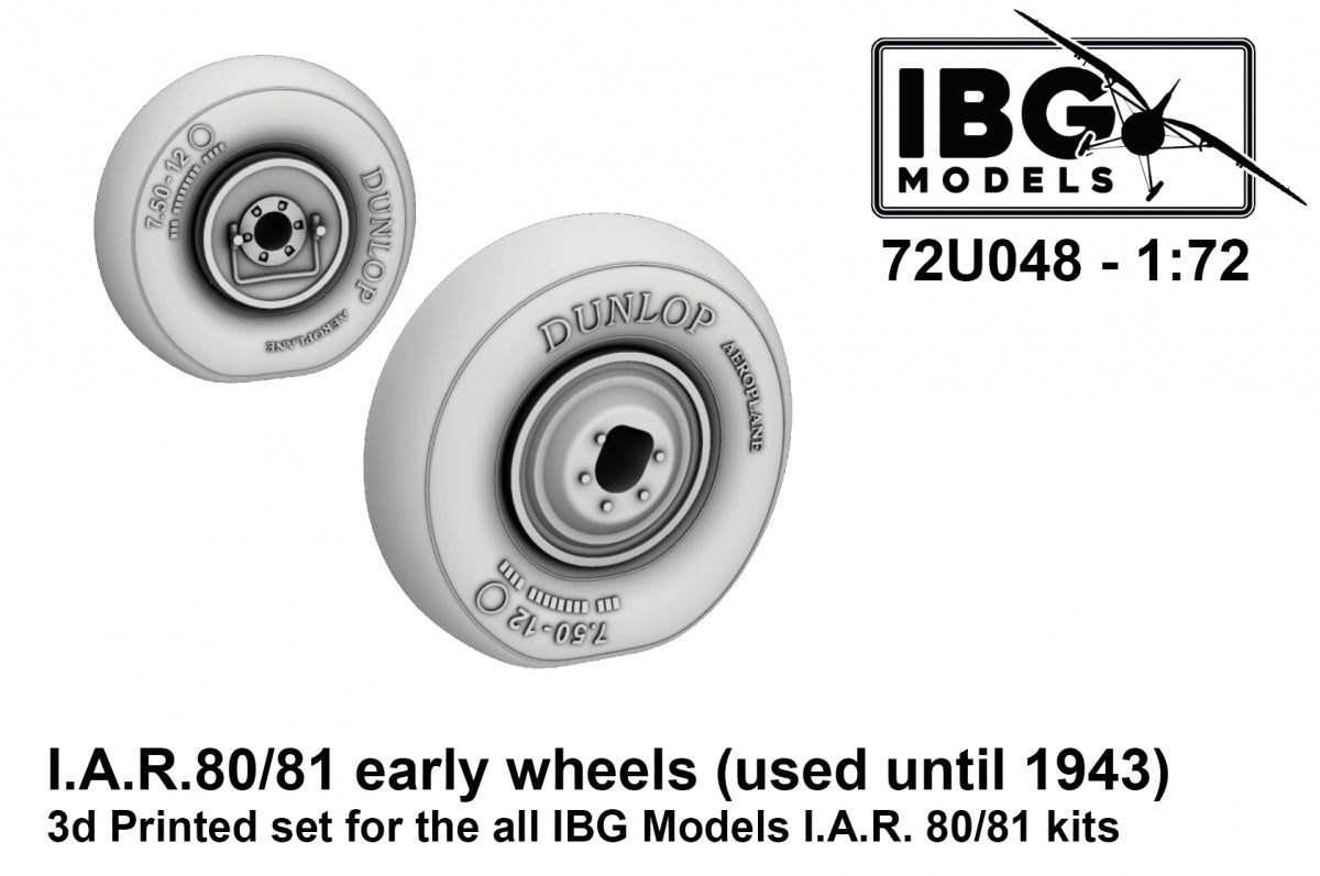 IBG 72U048 I.A.R. 80/81 Early Wheels (used until 1943) 1/72