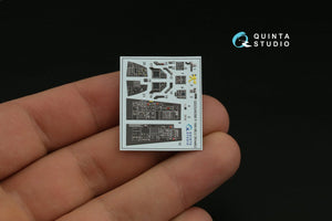 Quinta Studio QDS-48388 F-16A MLU 3D-Printed &amp;amp; coloured Interior on decal paper (Kinetic) (Small version) 1/48 – immagine 5