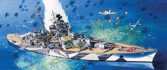 Dragon 7047 Cuirassé allemand Tirpitz (1/700) – image 2