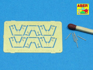Aber 350L-46 Set of 6 pcs 4cm Flak 28 barrels with shields for German Navy 1/350 – Bild 3