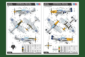 Hobby Boss 85808 North-American P-51D Mustang Yellow Nose 1/48 – Bild 4