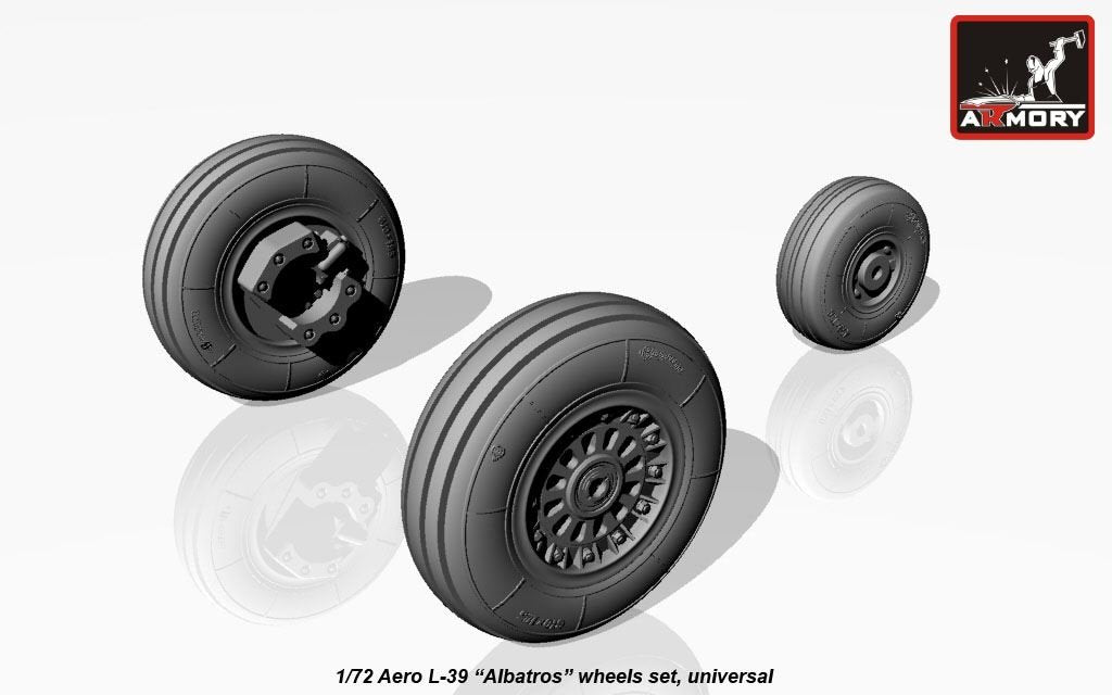 Armory Models AW72026 AERO L-39 Albatros wheels 1/72 – zdjęcie 4