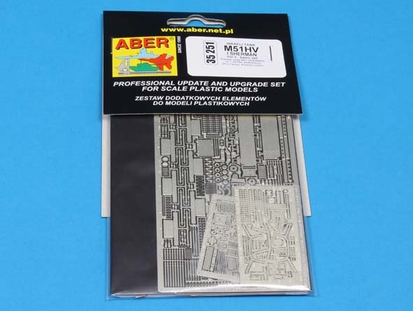 Aber 35251 Israeli Tank M51HV I Sherman – vol.1basic set 1/35 – Bild 5