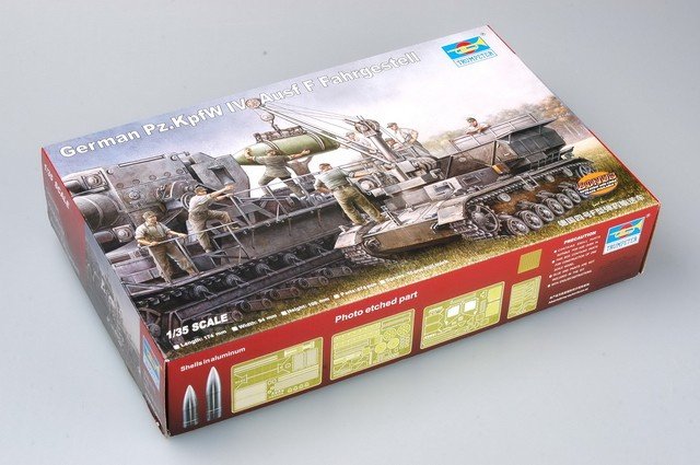 Trumpeter 00363 German Pz.Kpfw IV Ausf F Fahrgestell 1/35 – immagine 2