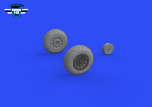 Eduard 648988 P-51B / C wheels cross tread EDUARD 1/48 – immagine 2