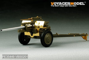 Voyager Model PE35449 WWII US 3inch M5 ATG/w M1 or 105mm Howitzer M2A1Carriage 2in1 For AFV CLUB 35S64 and 35160 1/35 – immagine 4