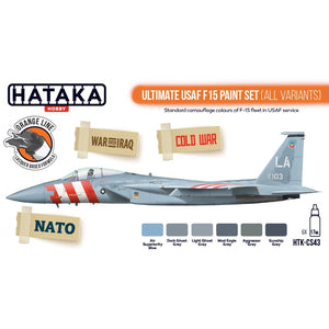 Hataka HTK-CS43 Ultimate USAF F15 paint set (all variants) – image 2