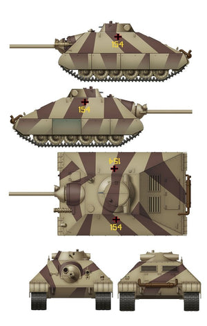 Das Werk DW35019 Schwerer kleiner Panzerkampfwagen German Heavy Tank Project 1944 (2 in 1) 1/35 – Bild 8