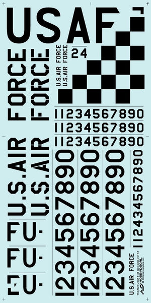HobbyDecal TC32025V1 Codes de queue USAF F-86 ver 1 1/32