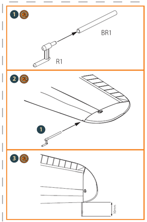 Clear Prop! CPA48009 Hawk H-75 M/N/O pitot tube for CP kit 1/48 – immagine 3