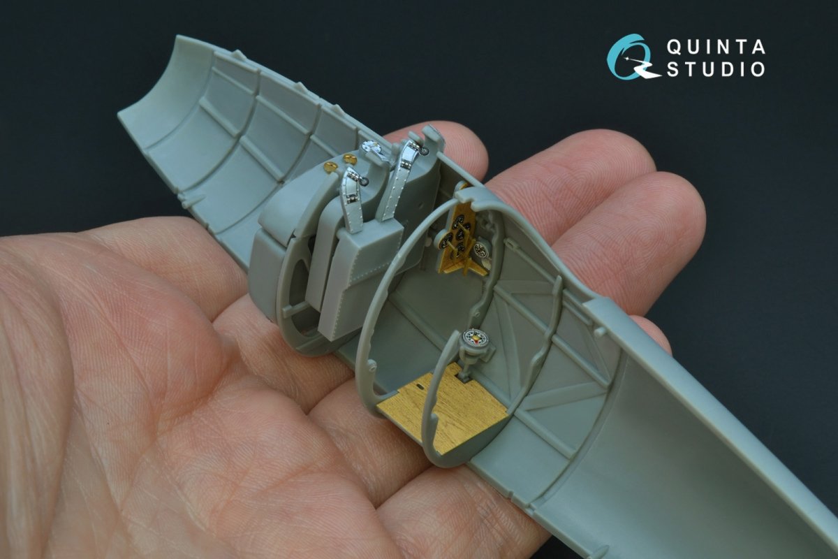 Quinta Studio QD32085 Albatros D.V 3D-Printed &amp;amp; coloured Interior on decal paper (Wingnut Wings) 1/32 – immagine 8