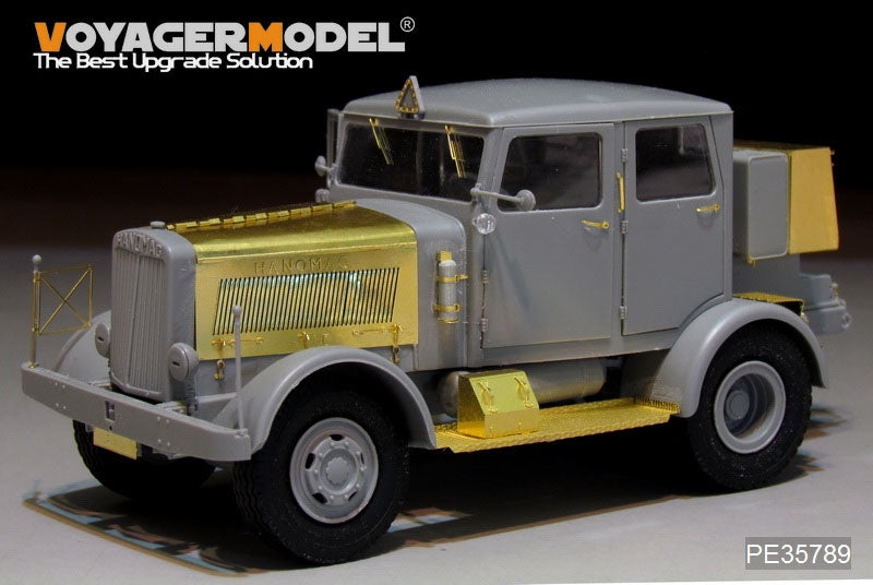 Voyager Model PE35789 WWII Hanomag SS100 Military Car w/V2 Rocket Transporter For TAKOM 2110 1/35 – immagine 10