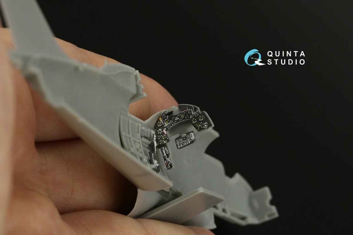 Quinta Studio QDS-48389 Macchi C.202 Folgore Early 3D-Printed &amp;amp; coloured Interior on decal paper (Hasegawa/Eduard) (Small version) 1/48 – immagine 3