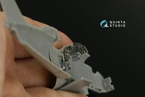 Quinta Studio QDS-48389 Macchi C.202 Folgore Early 3D-Printed &amp;amp; coloured Interior on decal paper (Hasegawa/Eduard) (Small version) 1/48 – immagine 3