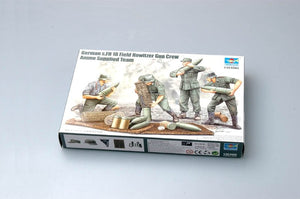 Trumpeter 00426 German s.FH 18 Field Howitzer Gun Crew Ammo Supplied Team 1/35 – Bild 2