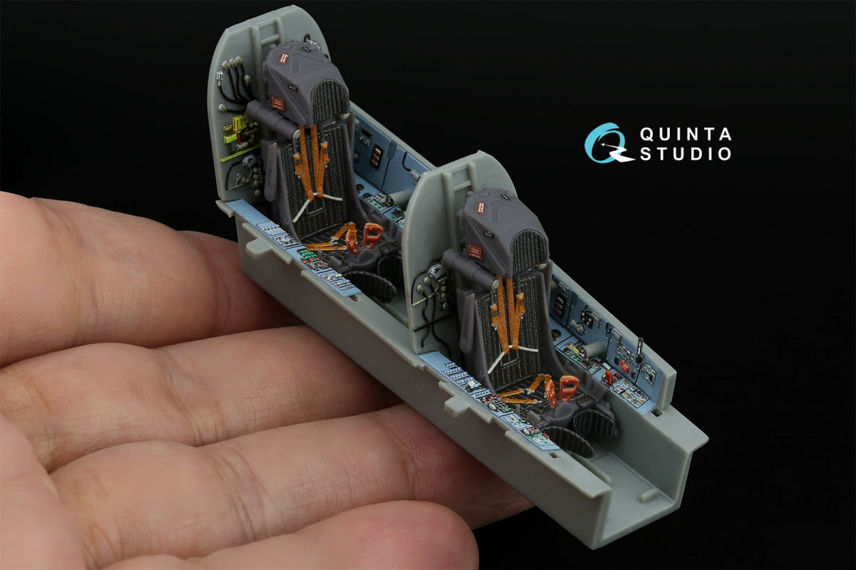 Quinta Studio QD+48409 Su-17UM3 3D-Printed &amp;amp; colored Interior on decal paper (Hobby Boss) (with 3D-printed resin parts) 1/48 – image 9