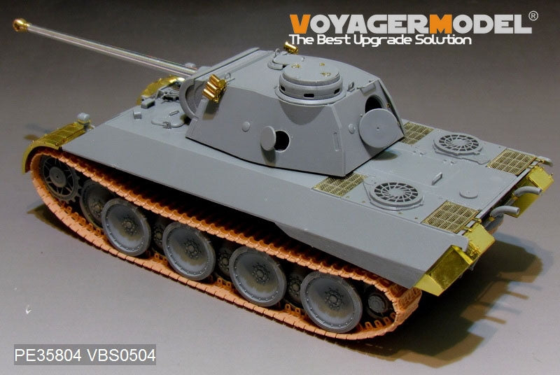 Maquette Voyager PE35804 Panther D V1 allemand de la Seconde Guerre mondiale (modèle de base) pour DROGON 6822 au 1/35 – image 4