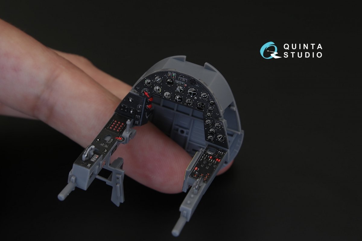 Quinta Studio QD32040 F4U-1A Corsair 3D-Printed &amp;amp; coloured Interior on decal paper (for Tamiya kit) 1/32 – zdjęcie 5